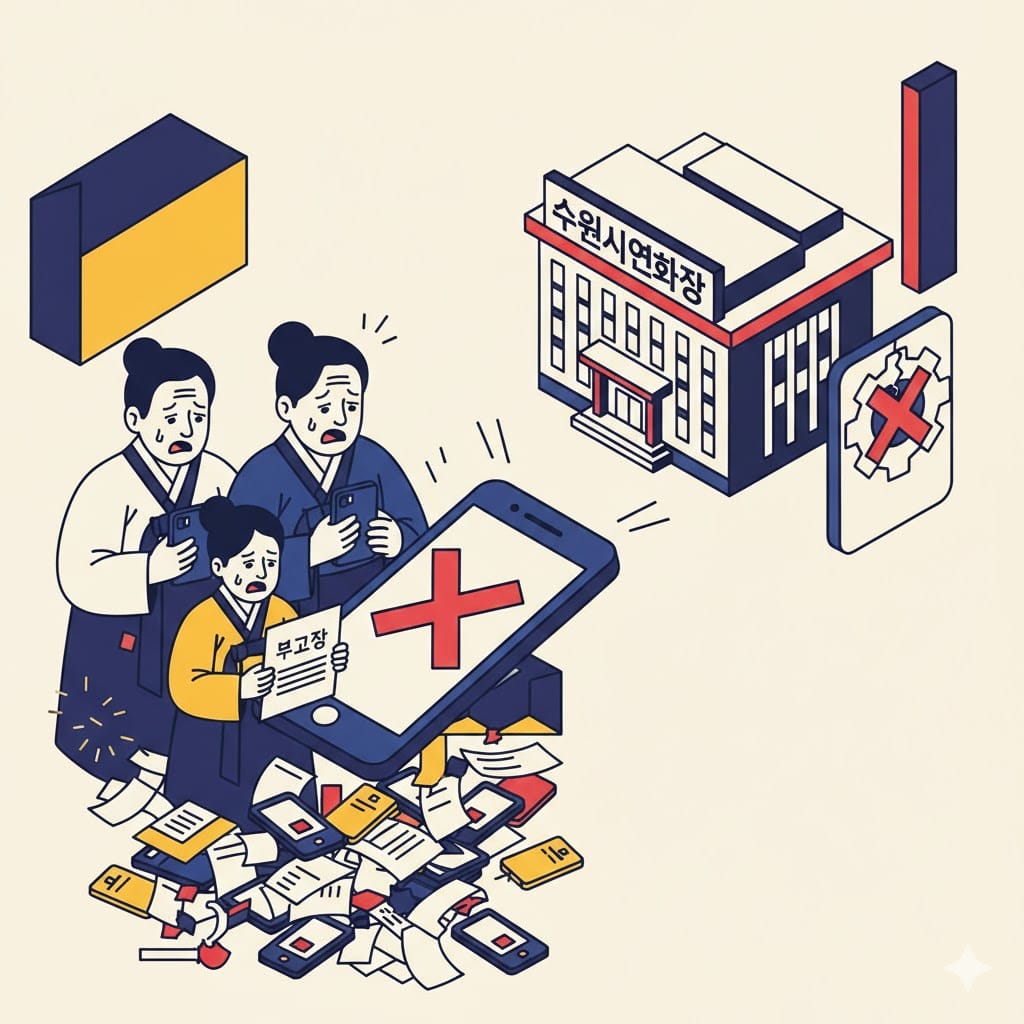 수원시연화장 ‘종이 부고 이미지’ 고수… 상주 불편에 ‘입찰 논란’ 재점화