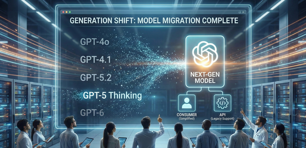 오픈AI, GPT‑4o·4.1 접고 ‘차세대 모델 체제’로 전면 개편